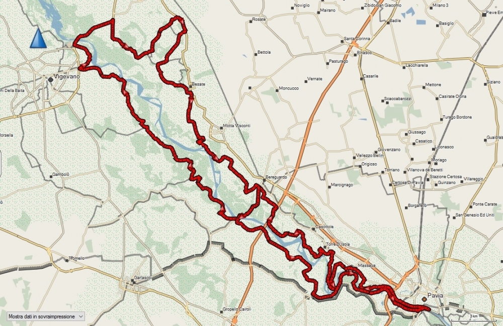Pavia - Bereguardo - Vigevano - GravelBike 100 Torri